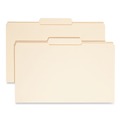 File Folders | Smead 15336 File Folders with Reinforced 1/3-Cut Center Tabs - Legal, Manila (100/Box) image number 0
