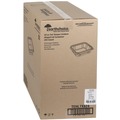 Food Trays, Containers, and Lids | Pactiv Corp. TEHL7X624 7.25 in. x 6.37 in. x 2 in. 24 oz. EarthChoice Tamper Evident Recycled Hinged Lid Deli Container - Clear (231/Carton) image number 4