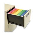 Just Launched | Alera ALEPAFFPY 14.96 in. x 19.29 in. x 27.75 in. 2 Legal/Letter-Size File Drawers Left or Right File Pedestal - Putty image number 2