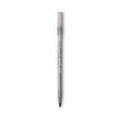 Pens | BIC GSM11 BLK Round Stic Xtra Life Medium 1 mm. Stick Ballpoint Pen - Black Ink/Translucent Black Barrel (1-Dozen) image number 2
