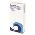 Sponges & Scrubbers | Boardwalk 96130-M-BWK 3 in. x 2.5 in. Steel Wool Soap Pads - Blue (12/Carton) image number 5