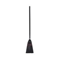 Brooms | Boardwalk BWK951BP Flag Tipped Poly Bristle 37 in. - 38 in. Length Lobby Broom - Natural/Black (1 Dozen) image number 0