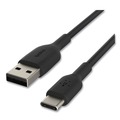 Electronic Adapters & Chargers | Belkin CAB001BT1MBK 3.3 ft. BOOST CHARGE USB-C to USB-A Cable - Black image number 3