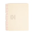 Just Launched | Smead 68021 Self-Adhesive Prepunched Folder Dividers with 1 Fastener - Letter, Manila (100/Box) image number 3