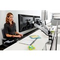 Monitor Stands | 3M MA265S Easy-Adjust Desk Dual Arm Mount for 27 in. Monitors - Silver image number 6