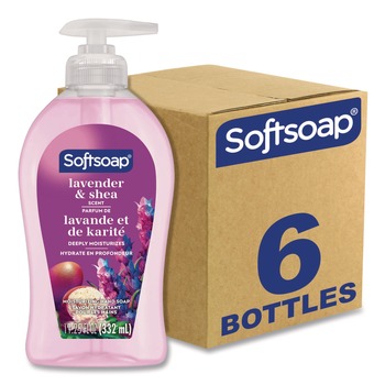 Softsoap US07058A Liquid Hand Soap Pumps - Lavender Shea Scent (6/Carton)