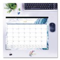Bulletin Boards | Blue Sky 141377 22 in. x 17 in. 12-Month (Jul 2025-Jun 2026) Gemma Academic Year Desk Pad Calendar - White/Blue/Green Sheets image number 3