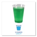  | Boardwalk BWKTRANSCUP14CT 14 oz. Plastic Cold Cups - Translucent (1000/Carton) image number 3