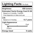 Office & Office Supplies | GE 93109035 9 Watts A19 Classic LED Non-Dim Light Bulb - Daylight (2/Pack) image number 2