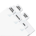 Dividers & Tabs | Redi-Tag B39017 1.13 in. Wide 1/5-Cut Laser Printable Index Tabs - White (375/Pack) image number 1