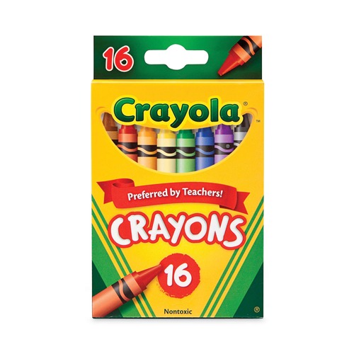 Arts & Crafts Supplies | Crayola 523016 Classic Color Crayons (16/Box) image number 0