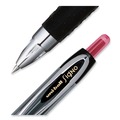 Pens | uni-ball 61257 Signo 207 0.5 mm Retractable Gel Pen - Red Ink/Smoke/Black/Red Barrel/Fine (1-Dozen) image number 4