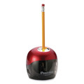 Pencil Sharpeners | Westcott 15570 3 in. x 3.25 in. iPoint Ball Battery-Powered Sharpener - Red/Black image number 2