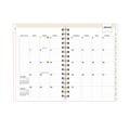 Notebooks & Pads | Blue Sky BLS103623 8 in. x 5 in. 12-Month (Jan-Dec 2026) Day Designer Navy Stripe Daily/Monthly Planner - Navy/White Cover image number 3