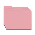 File Folders | Smead 10263 0.75 in. Expansion Interior File Folders - Pink/Letter Size (100/Box) image number 0