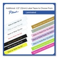 Tapes | Brother P-Touch TZE2316PKB 0.5 in. TZe Series Standard Adhesive Laminated Labeling Tape - Black on White (6/Pack) image number 2