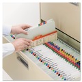 File Folders | Smead 19910 2 in. Expansion Recycled Pressboard Fastener Folders with Two SafeSHIELD Fasteners - Legal Size/Gray-Green (25/Box) image number 6