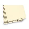 File Folders | Smead 35650 Stackable 1/5-Cut Bottom Tab Folder Dividers with 1 Fastener - Legal Size/Manila (50/Pack) image number 3