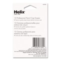 Erasers & Correction Supplies | Maped Helix 37360 Professional Hi-Polymer Oversized Pencil Cap Erasers For Pencil Marks - White (10/Pack) image number 3