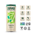 Beverages & Drink Mixes | Zevia 01706-12 12 oz Can Zero Sugar Naturally Sweetened Green Tea (12/Carton) image number 1