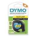 Labels | DYMO 91332 LetraTag 0.5 in. x 13 ft. Plastic Label Tape Cassette - Yellow image number 0