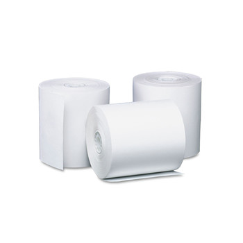 PM Company 05210 3.13 in. x 119 ft. Direct Thermal Printing Thermal Paper Rolls - White (50/Carton)