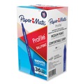 Pens | Paper Mate 2095447 Profile Medium 1 mm Retractable Ballpoint Pen - Blue (36/Pack) image number 0