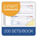 Notebooks & Pads | Adams SC1182 7.13 x 2.75 Two-Part Carbonless Money/Rent Receipt Book, 200 Forms Total image number 2