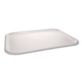 Food Trays, Containers, and Lids | Pactiv Corp. BTK101360000 18 in. x 14 in. Laminated Foam Serving Tray - White (100/Carton) image number 0