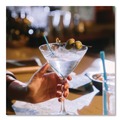 Cutlery | phade 511181 5 in. Marine Biodegradable PHA Stir Straws - Ocean Blue (6000/Carton) image number 3