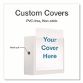Binders | Cardinal 26350 11 in. x 8.5 in. 5 in. Capacity 3 Rings XtraLife ClearVue Non-Stick Slant-D Ring Binder - White image number 6