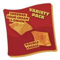 Snacks | Cheez-It 2410011500 Snap'd 0.75 oz. Bag Crackers Variety Pack - Cheddar Sour Cream and Onion/Double Cheese (42/Carton) image number 4