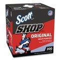 Paper Towels and Napkins | Scott 75190 9 in. x 12 in. 1-Ply Shop Towels Original - Unscented/Blue (200/Box) image number 8