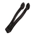 Tabletop and Serveware | WNA WNA A7TSBL 9 in. Plastic Tongs - Black (48/Carton) image number 1