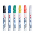 Permanent Markers | uni-ball 63630 Permanent Marker - Assorted Colors/Medium Bullet Tip (6-Piece/Set) image number 1