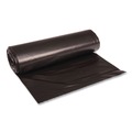  | Boardwalk X7658SKKR01 38 in. x 58 in. 60 gal. 1.2 mil Recycled Low-Density Polyethylene Can Liners - Black (100/Carton) image number 0