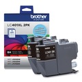 Ink & Toner | Brother LC401XL2PKS LC401XL2PKS 500 Page-Yield High-Yield Ink - Black (2/Pack) image number 3