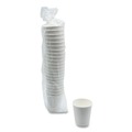 Cups and Lids | Boardwalk BWKDW10HCUP 10 oz. Double-Walled Paper Hot Cups - White (500/Carton) image number 1