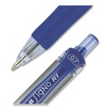 Pens | uni-ball 65941 Signo 0.7 mm Retractable Gel Pen - Blue Ink/Silver/Blue Barrel/Medium (1-Dozen) image number 1