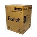 Food Trays, Containers, and Lids | Karat C-FB85W 7.36 in. Diameter x 6 in. H 85 oz. Paper Food Bucket - White (180/Carton) image number 1
