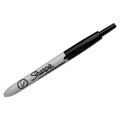 Permanent Markers | Sharpie 1735790 Extra-Fine Needle Tip Retractable Permanent Marker - Black (1-Dozen) image number 0