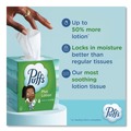 Tissues | Puffs 39363 2-Ply Plus Lotion Facial Tissue - White (8 Packs/Carton) image number 1