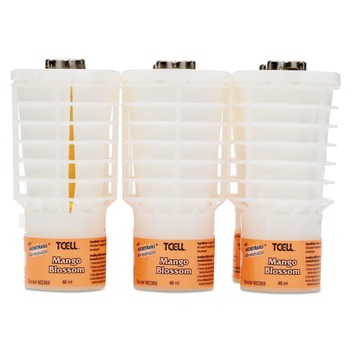 Rubbermaid Commercial FG402369 TCell 48 mL Microtrans Odor Neutralizer Refill - Mango Blossom (6/Carton)