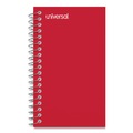Back to School Sale | Universal UNV20453 5 in. x 3 in. Wirebound Narrow Rule Memo Book - Red Cover (12/Pack) image number 1