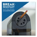 Pencil Sharpeners | X-ACTO 1670X Model 1670 School Pro AC-Powered 4 in. x 7.5 in. x 7.5 in. Classroom Electric Pencil Sharpener - Black/Gray/Smoke image number 4