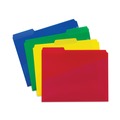 Back to School Sale | Smead 10541 0.75 in. Expansion Letter Size Poly Colored File Folders with Slash Pocket - Assorted Colors (12/Pack) image number 5