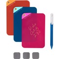 Office & Office Supplies | Boogie Board VN20M60001 VersaNotes 4 in. x 6 in. Starter Pack Reusable Notes plus Pen - 3 Assorted Color image number 0