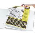 Sheet Protectors | C-Line 90125 8.5 in. x 11 in. 3-Hole Punched Top-Load Polypropylene Sheet Protectors - Clear (100/Box) image number 2