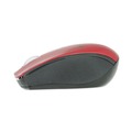 Back to School Sale | Innovera IVR62204 2.4 GHz Frequency 30 ft. Wireless Range Left/Right Hand Use Mini Wireless Optical Mouse - Red/Black image number 3
