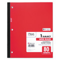 Notebooks & Pads | Mead 05222 (80) 10.5 in. x 8 in. Sheets 1-Subject Wide/Legal Rule Wireless Neatbook Notebook - Randomly Assorted Cover Color image number 4